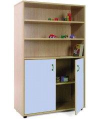 Armario medio: 3 estanterias + 2 puertas-2 huecos