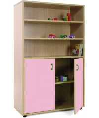 Armario medio: 3 estanterias + 2 puertas-2 huecos