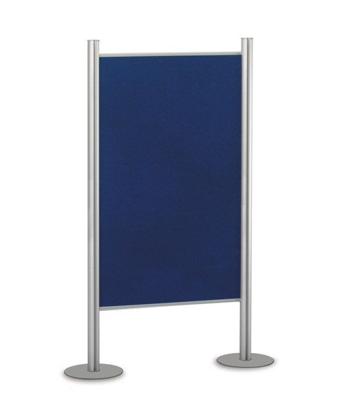 2 Soporte modulares con base para mampara de 2 caras 2