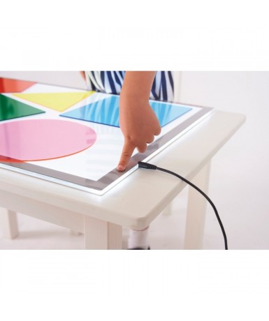 Mesa de luz rectangular