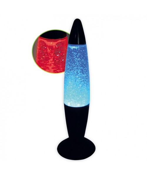 Lámpara tornado glitter