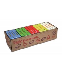 Caja 15 Plastilinas Básicas 5 colores 350 gr. Jovi