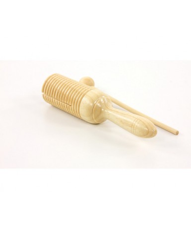 Güiro madera con maza
