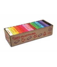 Caja 15 Plastilinas R-72 colores surtidos 350 gr. Jovi