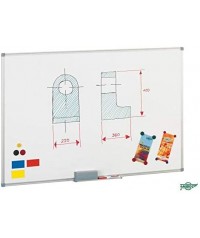 Pizarra blanca magnética metálica 60x90 cm.