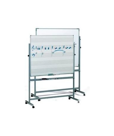 Pizarra volteable cara blanca/ cara 5...