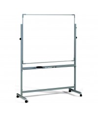 Pizarra volteable cara blanca/ cara 5 pentagramas 122x150 cm.