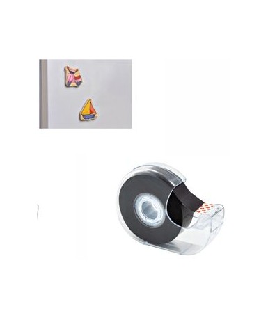 Dispensador cinta magnética 8 mx19 mm.