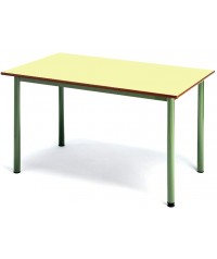 Mesa lectura y comedor verde 140x80x75 cm de alto. P/v