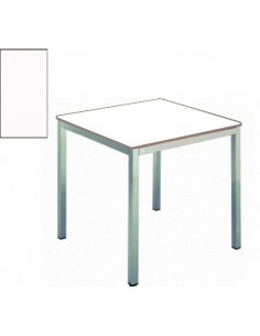 Mesa cúbica blanca 120x80x75 . P/gris