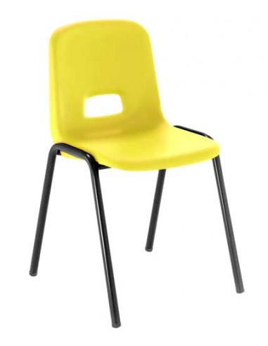 Silla para acoplar patas negras - 32 cm. de alto