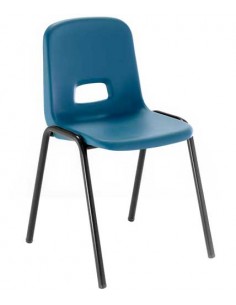 Silla para acoplar patas negras - 32 cm. de alto