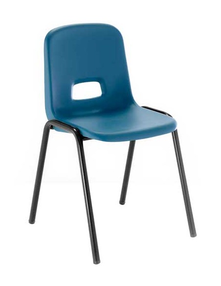 Silla para acoplar patas negras - 32 cm. de alto