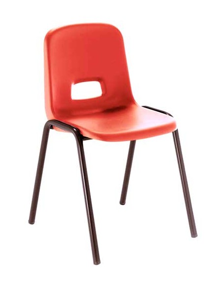 Silla para acoplar patas negras - 32 cm. de alto