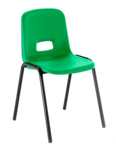 Silla para acoplar patas negras - 32 cm. de alto