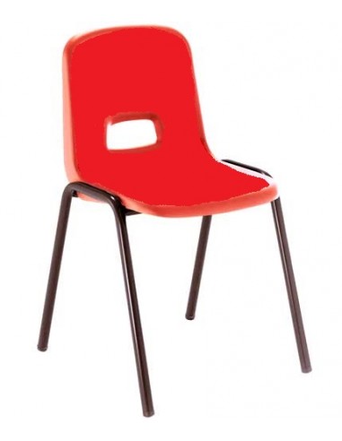 Silla para acoplar patas negras - 32 cm. de alto