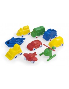 Vehículos plastico 9 cm.