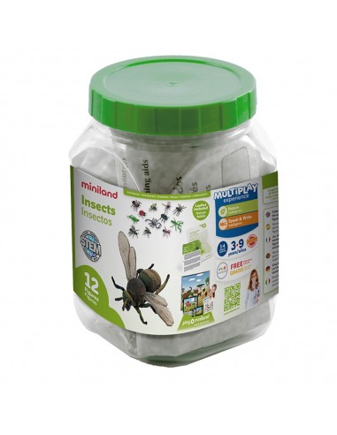 Bote insectos- 12 figuras