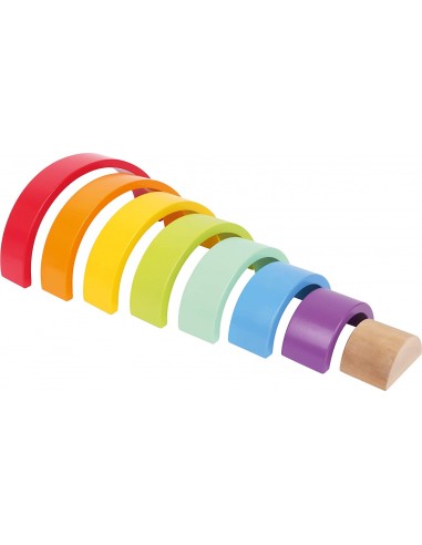 Arcoíris de madera Waldorf