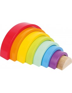 Arcoíris de madera Waldorf 2