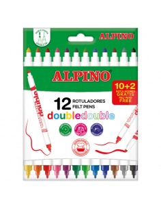 Rotuladores doble punta alpino - 12 unidades 2