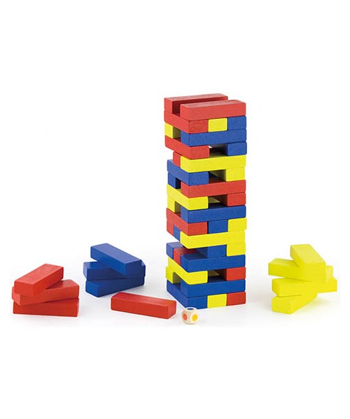 Torre de madera color 48 piezas 2