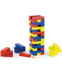 Torre de madera color 48 piezas