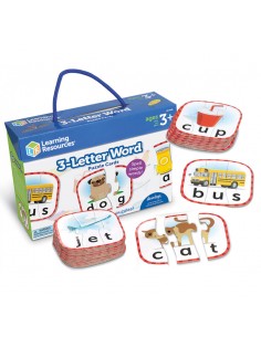 Puzle palabras en inglés 3 letras