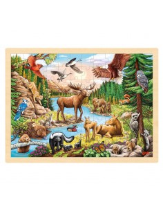 Puzle América del Norte - 96 piezas