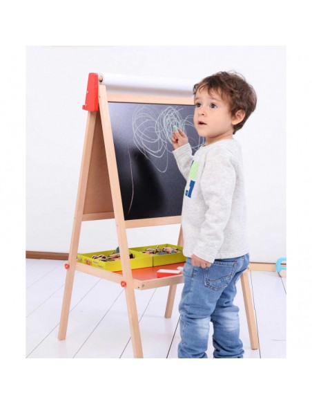 Caballete escolar doble 56x45x110 cm. de alto