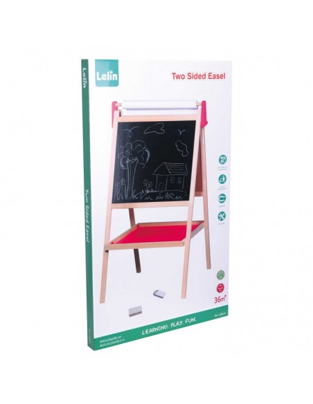 Caballete escolar doble 56x45x110 cm. de alto