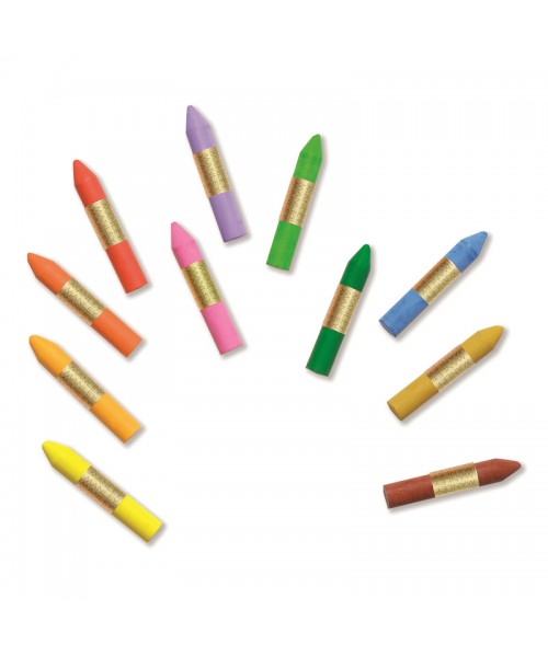 Caja 12 ceras blandas Manley unicolor Amarillo 2