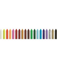 Caja 12 ceras Dacs unicolor Salmón Claro