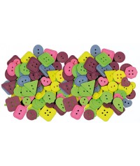 Bolsa 350 Botones formas para manualidades