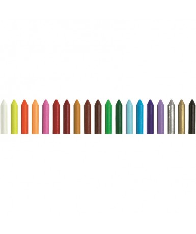 Caja 12 ceras Dacs unicolor Oro