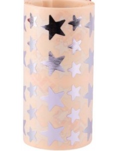 Gomets rollo estrella Plata 2