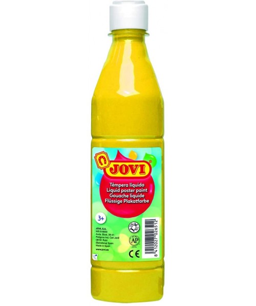 Témpera líquida Jovi 500 ml. Amarilla