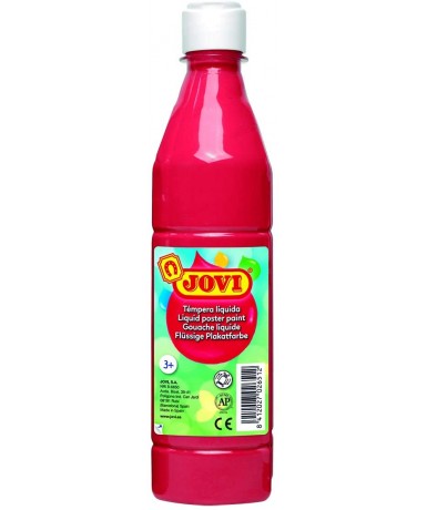 Témpera líquida Jovi 500 ml. Rojo