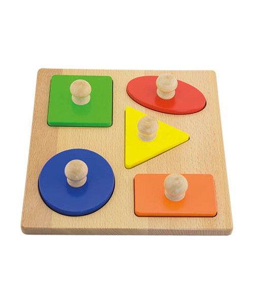 Encaje formas básicas - 5 piezas