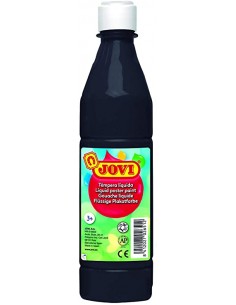 Témpera líquida Jovi 500 ml. Negra