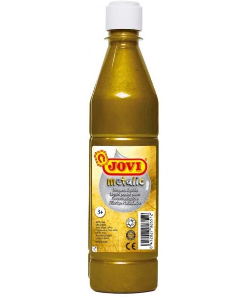 Témpera líquida Jovi 500 ml. Oro
