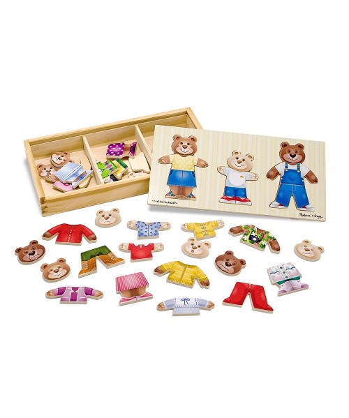 Puzle vestir ositos - 45 piezas