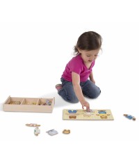 Puzle vestir ositos - 45 piezas