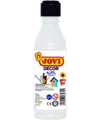 Botella pintura plástica Jovidecor Blanca