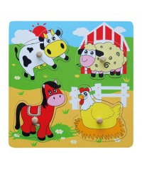 2 encajes granja / ropa - 4 piezas