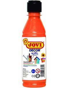 Botella pintura plástica Jovidecor Naranja