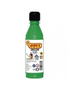 Botella pintura plástica Jovidecor Verde