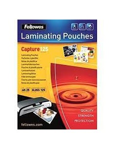 Bolsas / Láminas plastificar fellowes 125 micras A4