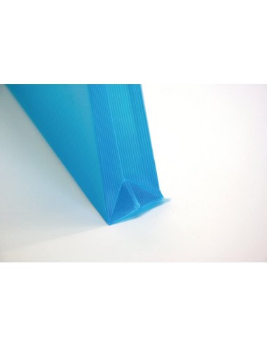 Sobre fuelle folio azul unicolor