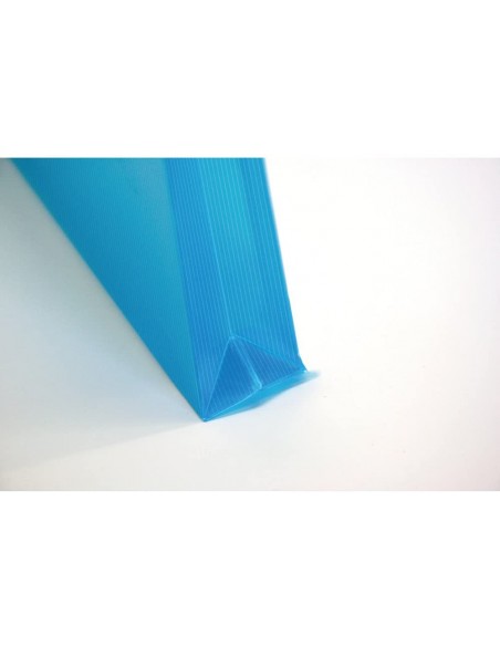 Sobre fuelle folio azul unicolor